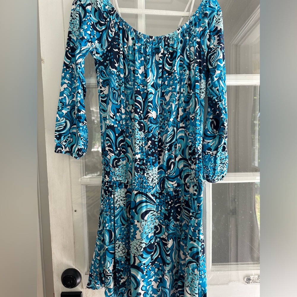 Lilly Pulitzer off the shoulder romper
